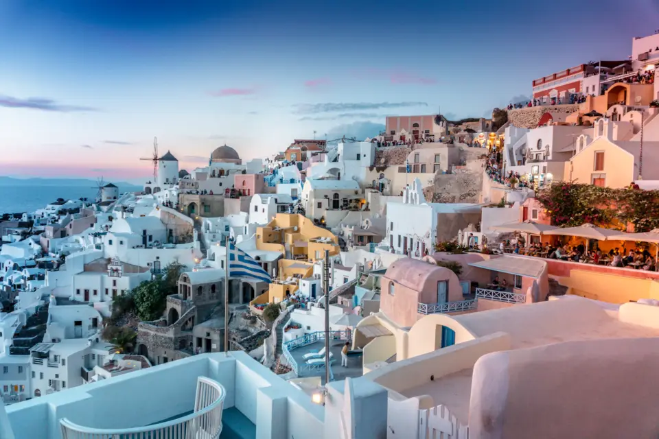 Balayı: Santorini